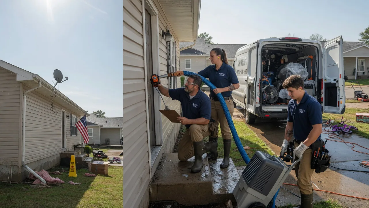 Ceiling Water Damage Restoration in Prattville, AL near me